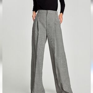 Zara Gray Wide Leg Pants